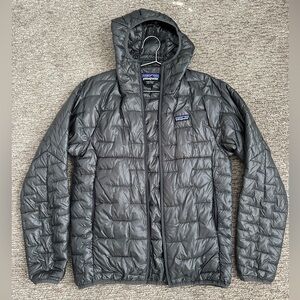 Patagonia Nano Puff Insulated Hoody Jacket Men Small Gray
